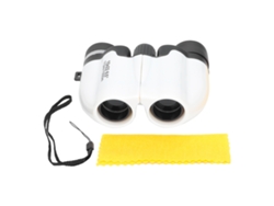 Telescopio Binocular Compacto Ziyouhu 10x22 Para Niños Con Imagen Hd, Portátil, Ld-104 Blanco