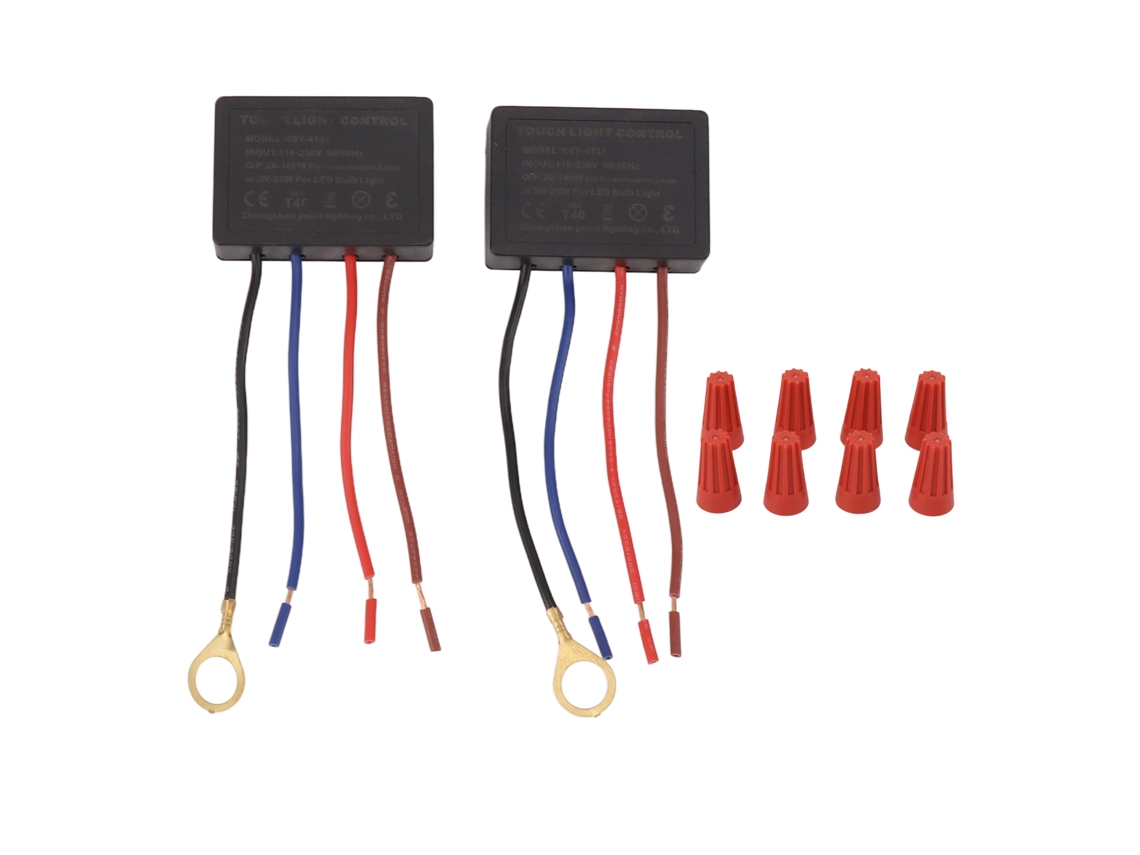 Regulador De Intensidad Táctil De 3 Vías Ksy 413a Para Bombillas Led/incandescentes 110-230v