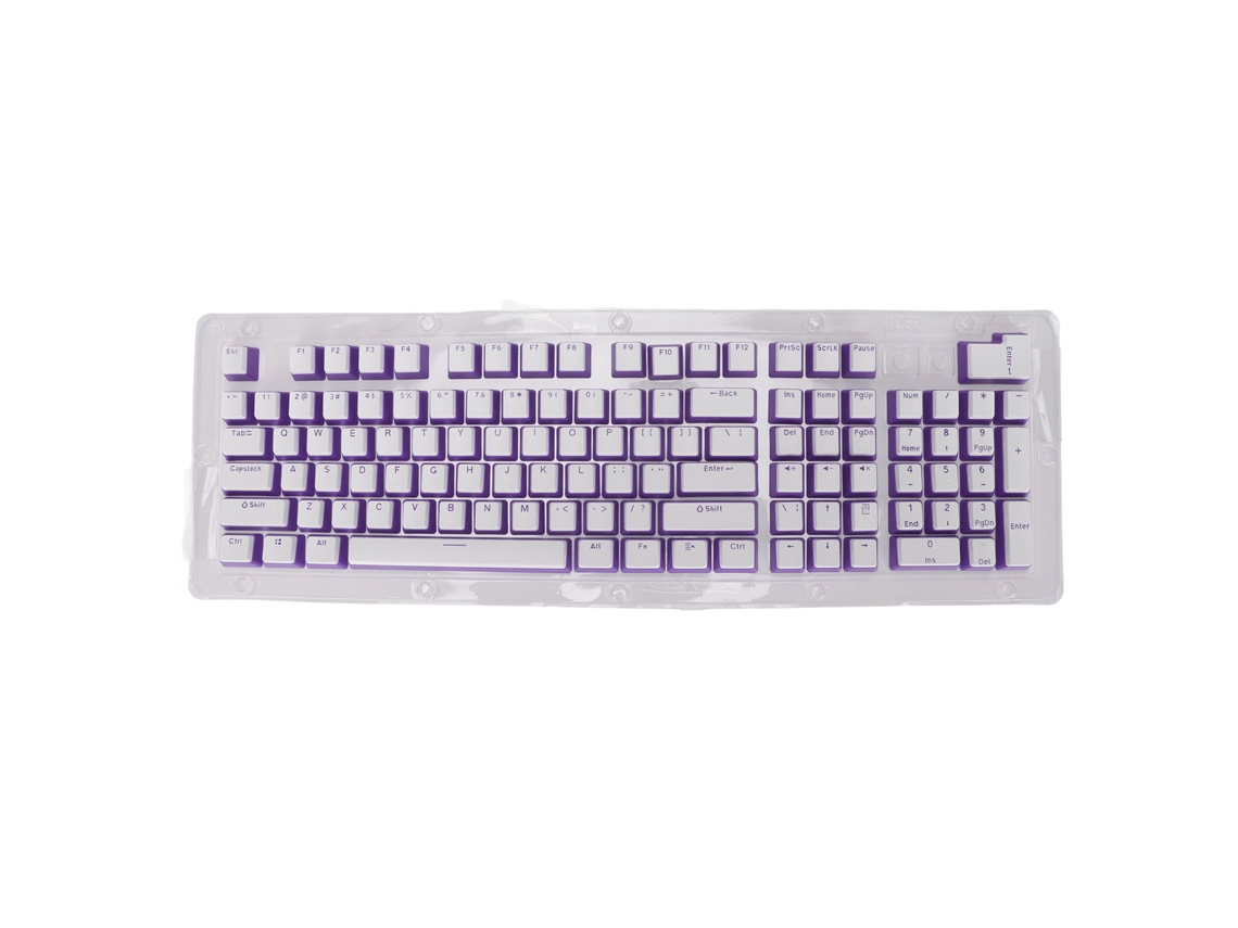 Teclas Oem Fos Step 110 Blanco Morado