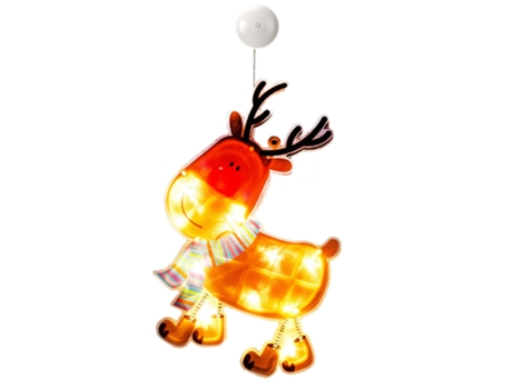 Adorno de Navidad Decoraciones Luces Colgantes Ventana Lámpara Cálida Ventosa