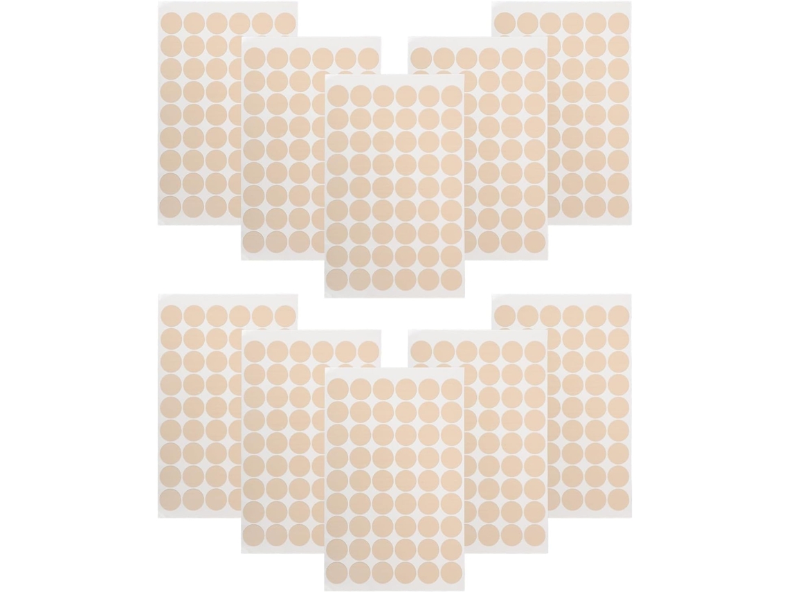 Yardenfun - Kit De 10 Adesivos Autoadesivos Para Orifícios De Parafusos, Decalques De Pvc Para Cobrir Orifícios Em