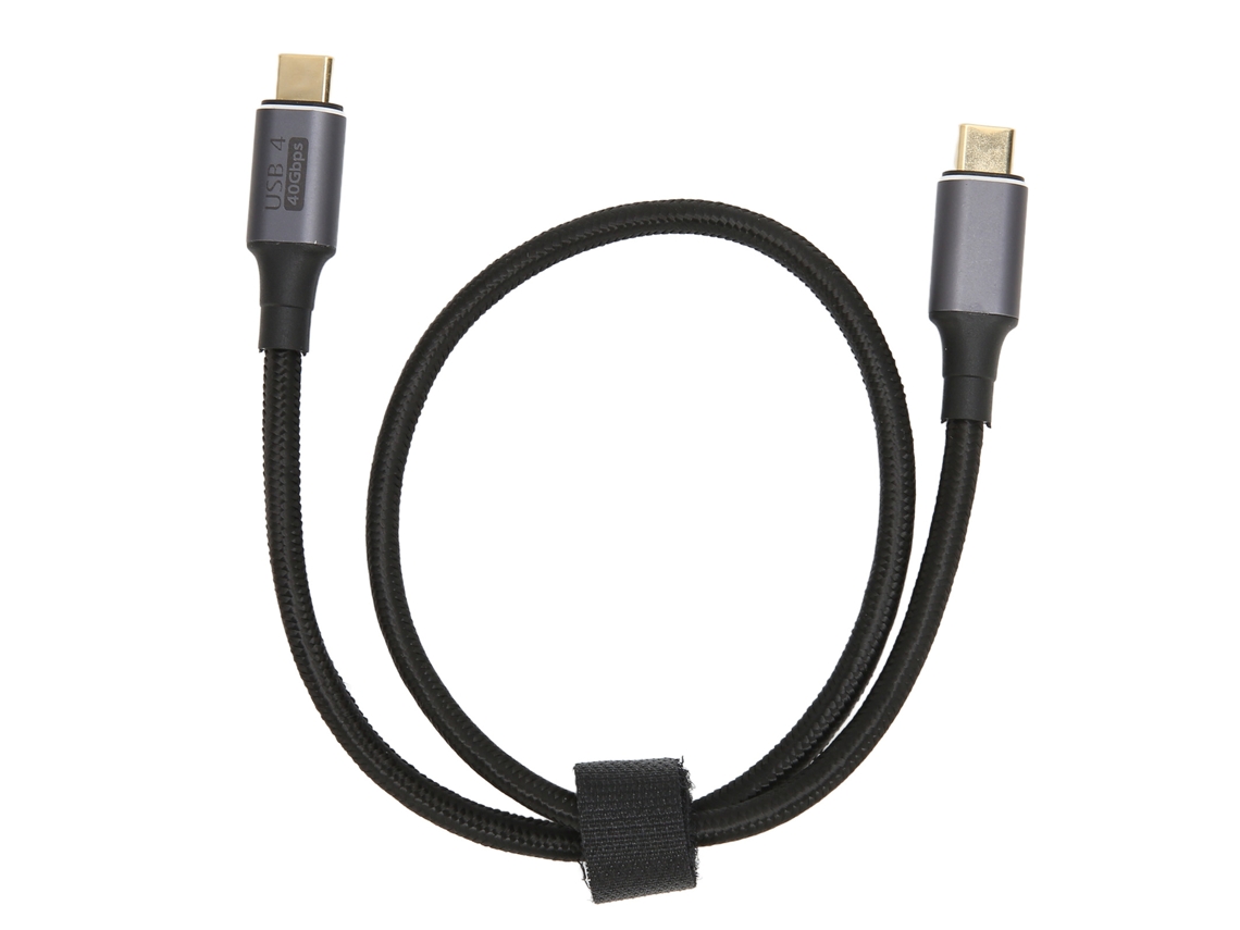 Cable De Datos Usb4 Tipo-c, Carga Rápida De 40 Gbps, 100 W, 8k, 60 Hz, 50 Cm, Gris Espacial