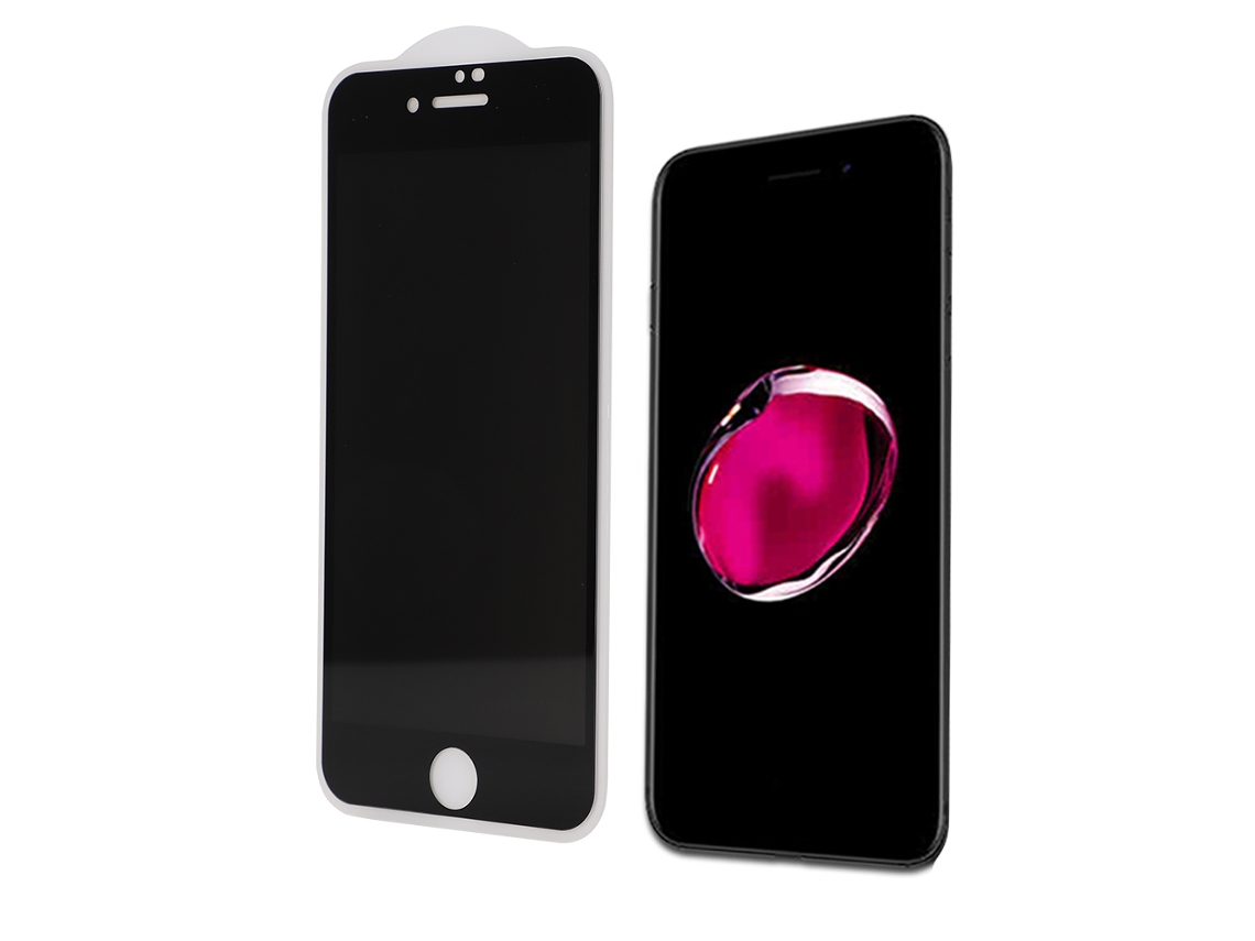 Protector De Pantalla De Vidrio Templado Con Pantalla Completa De Serigrafía Anti-espionaje Para Iphone 7/8/7p