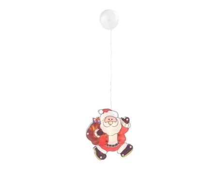 Luces de decoración de ventana de Navidad, luces de cadena colgantes de ventana de ventosa, luz de adorno de Navidad para fiesta, estilo 3
