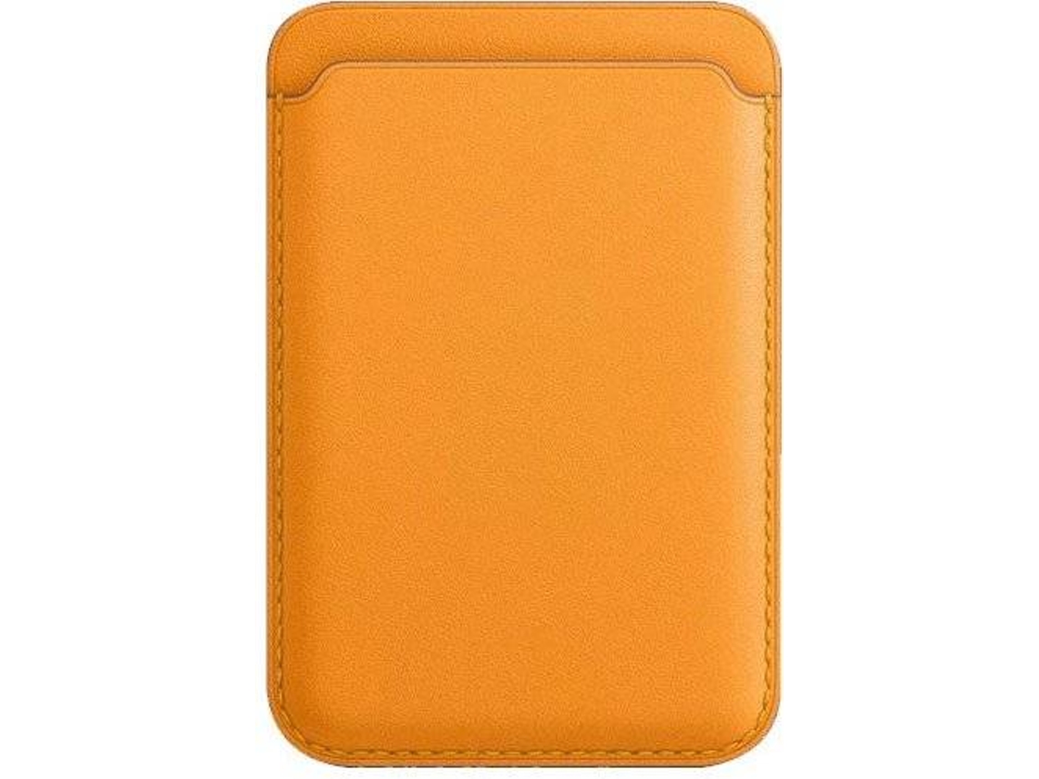 Funda iPhone 12 Pro Max Magnetic Wallet Naranja