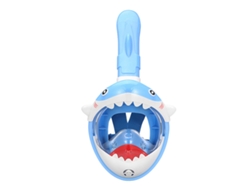 VVJIJILLY Equipamento De Mergulho Com Snorkel Para Crianças, Máscara De Mergulho Antivazamento Com Sistema De Respiração Fácil Para Exploração Subaquática Sem E