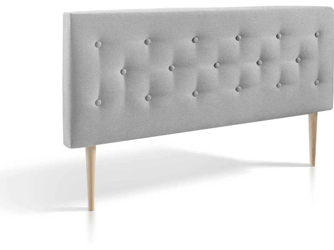 Cabecero de Cama MARCKONFORT Oslo Capitone (Gris - 150 x 60 x 8 cm)