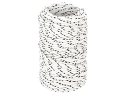 Cuerda Para Barco Trenzada Poliéster Blanco 2 Mm X 50 M