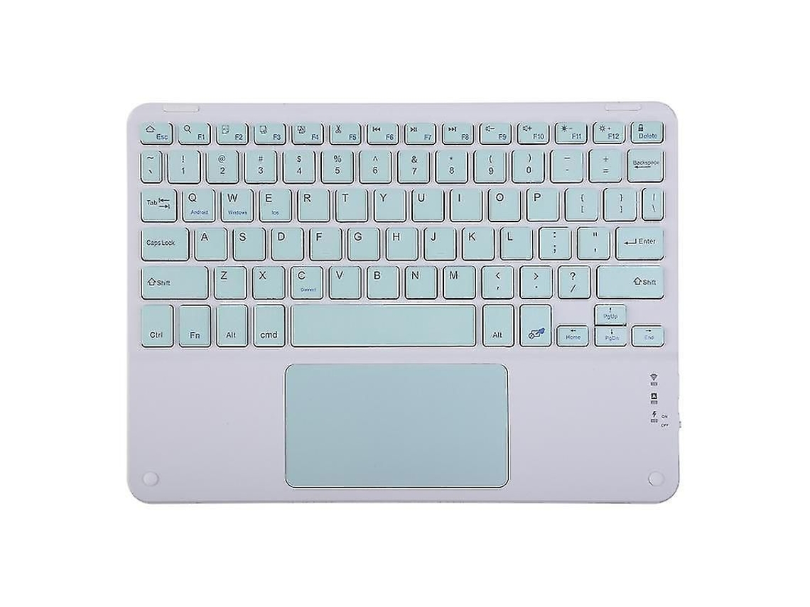 Teclado Inalámbrico Bluetooth Con Panel Táctil, Recargable Por Usb, Multitáctil Para Pc/portátil