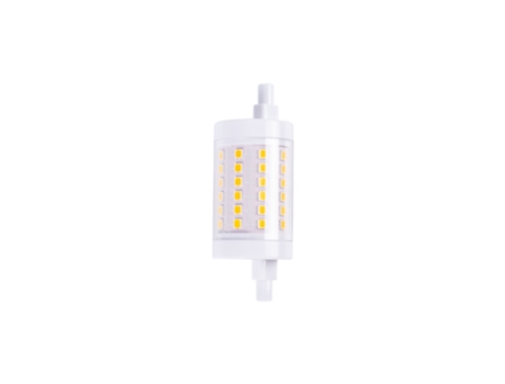 Bombilla Led R7S 78mm Regulable 1100Lm 8,5W Blanco Cálido Branco Quente
