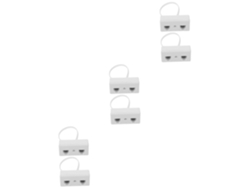 Adaptador Divisor De Teléfono De 6 Piezas Para Teléfonos Fijos Con Dos Líneas