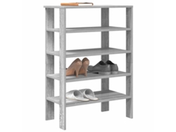 Mueble Zapatero | Armario Zapatero Madera Contrachapada Gris Sonoma 61x32x87,5 Cm
