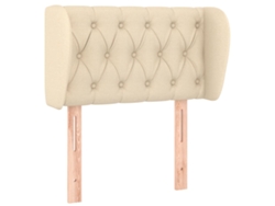Maison Exclusive - Cabecero De Tela Color Crema 83x23x78/88 Cm