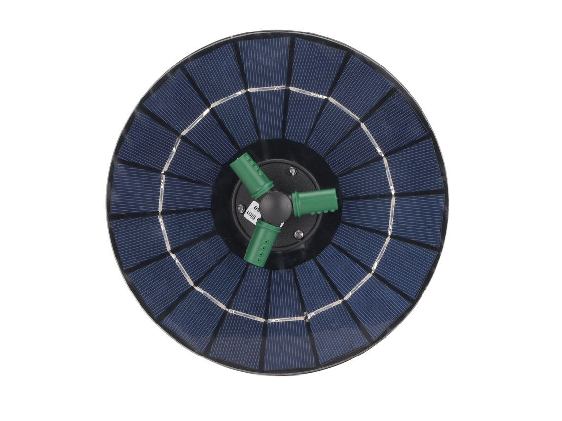 Bomba de agua solar con LED RGB para fuente flotante de jardín exterior