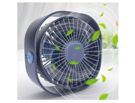 Ventilador de Mesa Portátil ENZON USB 3 Velocidades Sem Ruído Ventilador USB