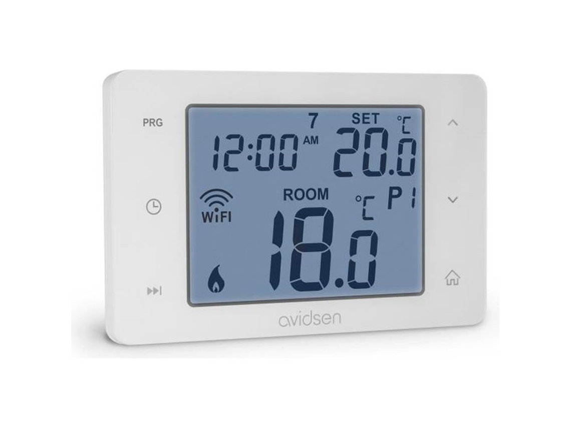 Termostato Cableado AVIDSEN Homeflow W Blanco Programable Objeto Conectado