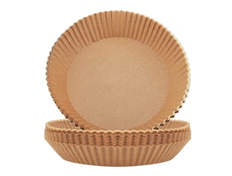 Revestimientos para freidora de aire 100 piezas Revestimiento de papel desechable para freidora de aire Accesorios para freidora de aire (16 cm) ZM...