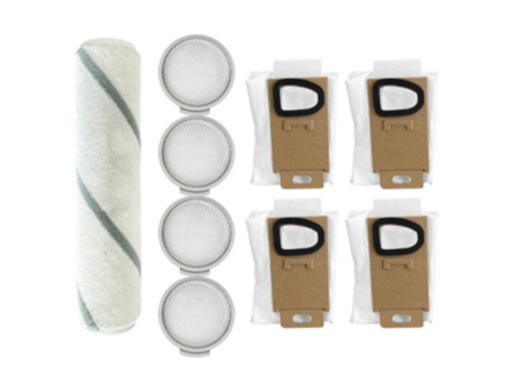 Saco de pó de filtro de escova para xiaomi mijia scwxcq1rr/roborock h6 vácuo