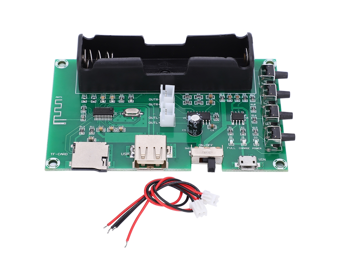 Placa De Amplificador Digital Xha150 De 2 Canales Recargable 10w