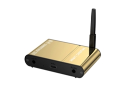 Adaptador transmisor y receptor de música Rosewell Bluetooth 5.2, adaptador inalámbrico HiFi, gris