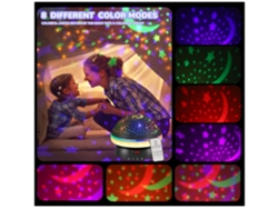 Juguetes para niñas de 3 a 8 años, temporizador de rotación, proyector de luz nocturna de estrellas, luces parpadeantes para niños de 2 años-BISBISOUS