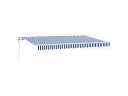 Maison Exclusive - Toldo Retráctil Azul 400 X 200 Cm Tela