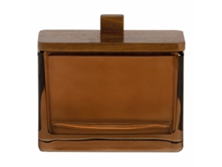 Caja Decorativa ANDREA HOUSE ba73066 Marrón Cristal