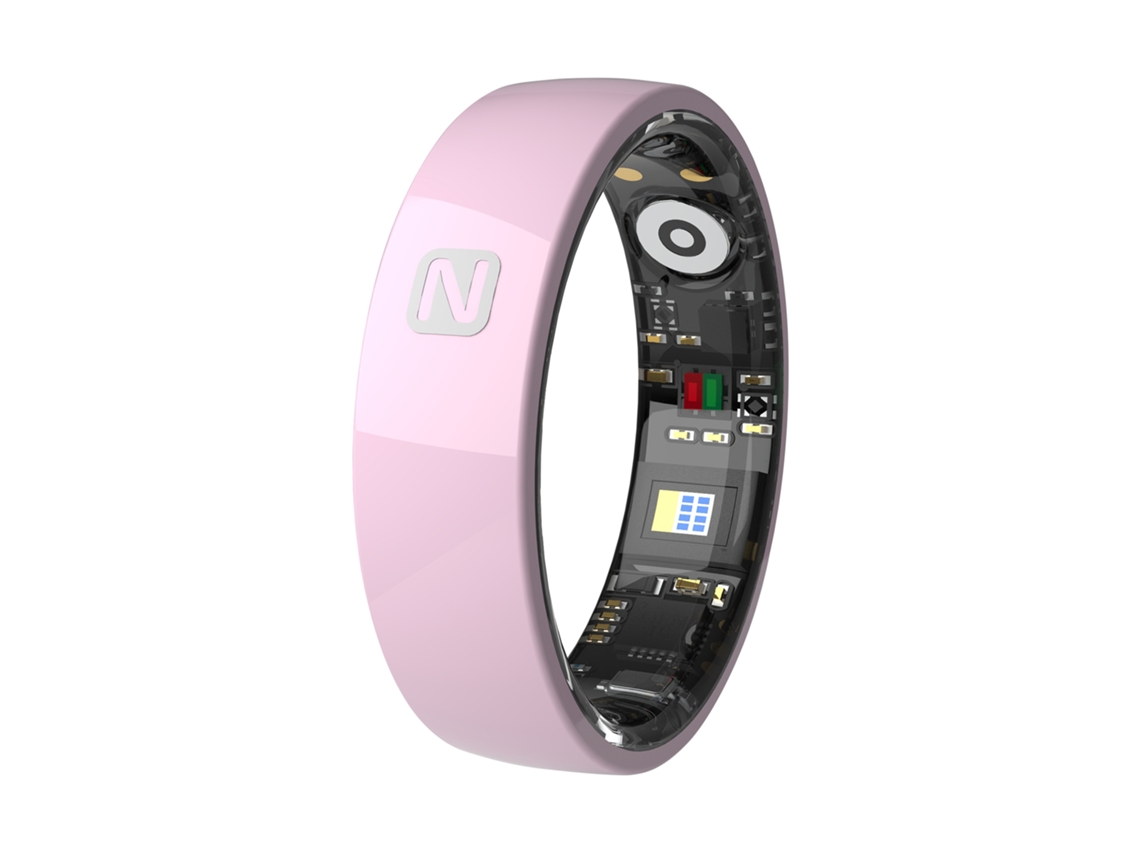 Anillo Inteligente Con Control De Acceso Nfc, Frecuencia Cardíaca, Presión Arterial, Oxígeno, Sueño, Resistente Al Agua (Rosa, 8#) EIFSON