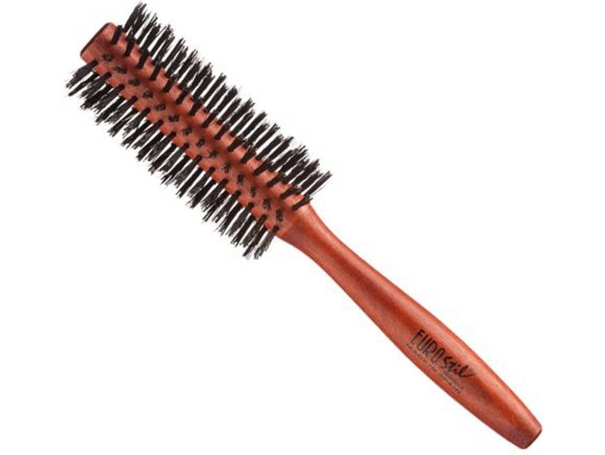 Cepillo para el Pelo EUROSTIL Circular Madera Cerda 12Cm 1Un