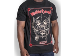 Camiseta ROCK OFF Motörhead - Anniversary Propaganda Negro (Talla: L)