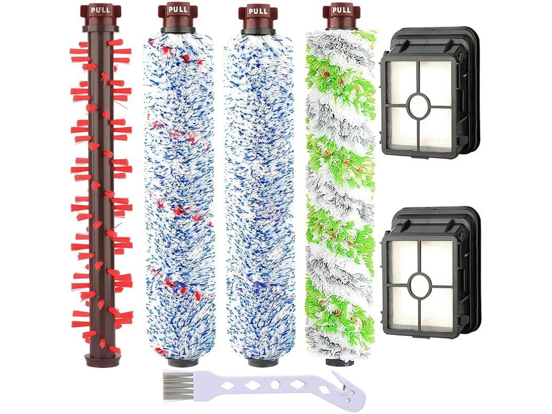 Juego De Accesorios De 7 Piezas Para Aspiradora Bissell Crosswave 3 En 1: Cepillo Y Filtro De Repuesto 1866 1785 2052 1713 2225