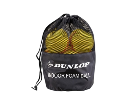 Juego de 12 pelotas de tenis DUNLOP Indoor Foam