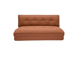 Sillón de 2 plazas convertible en tela terracota SALLY MILIBOO