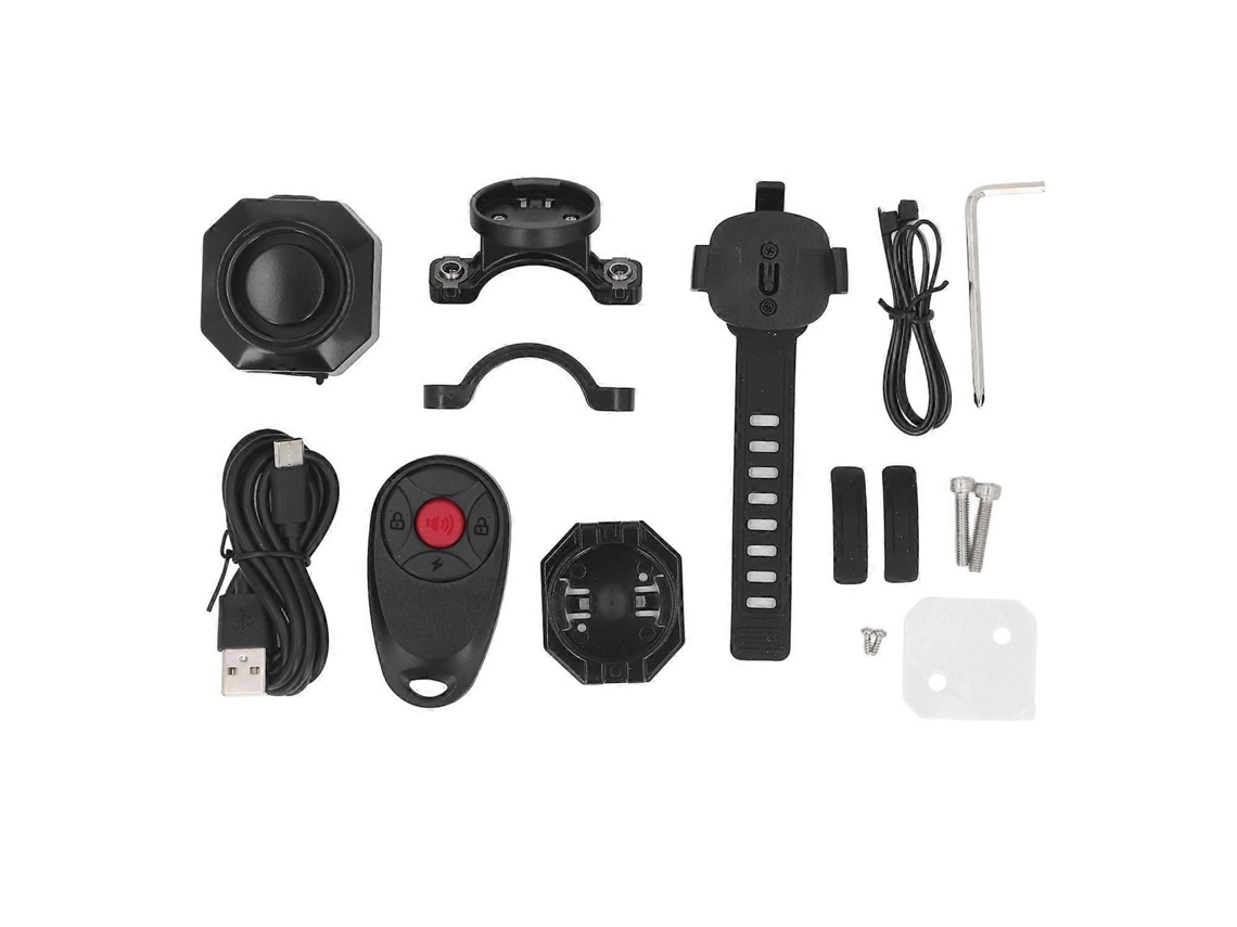 Farola para patineta recargable e impermeable IP65 de Yunzii con alerta sonora y control remoto