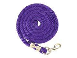 Cuerda De Trabajo Para Caballos De 2 M Con Gancho, Antirotura, Mango Antideslizante, Para Entrenamiento Y Manejo, Color Morado.