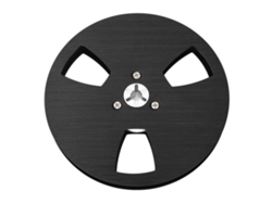 Carrete De Cinta Vacío De 1/4 De Pulgada Y 5 Pulgadas Con 3 Agujeros, De Hojalata Universal Para Máquina De Grabado, Color Negro.