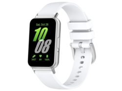 Pulsera para Samsung Galaxy Fit 3 SM-R390 - Silicona líquida brillante con conector metálico