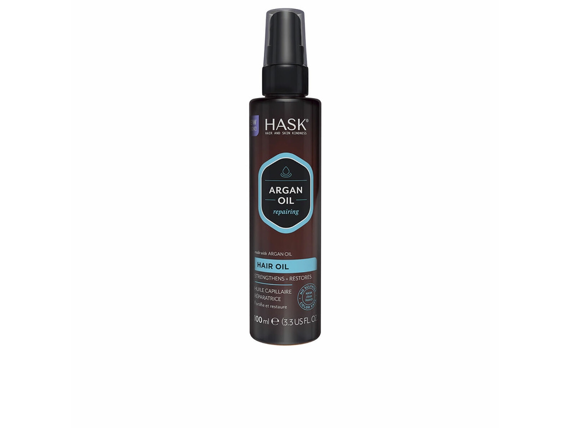 Aceite de argán reparador Hask (100 ml para cabello seco)