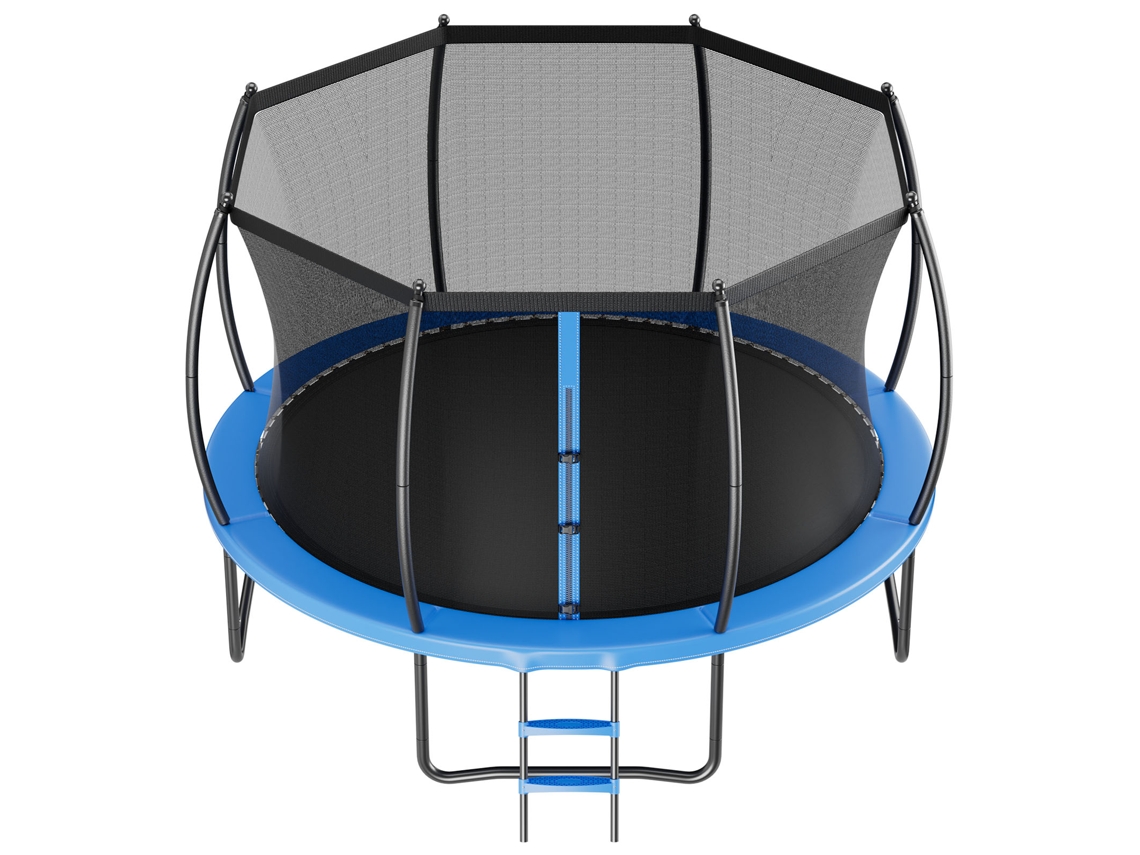 Trampolín de exterior Succebuy de 427 x 260 cm, elástico, para niños, capacidad de carga de 204 kg.