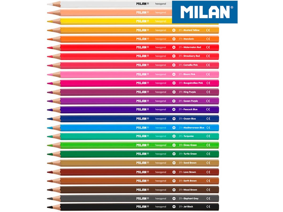 Pack 24 Lápices de Color MILAN
