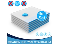 VVJIJILLY Compression Storage Wizardry, Sacos De Vácuo Para Têxteis Domésticos, Proteção Contra Odores E Umidade, Duráveis E Reutilizáveis, Conjuntos De Três Ta