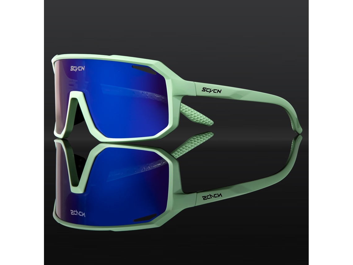 Gafas de sol de ciclismo unisex con lentes de polímero semitransparentes resistentes a impactos y protección UV400 MDUG (modelo A7)