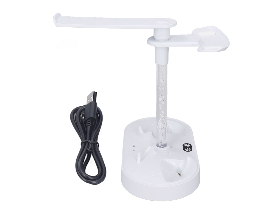 Ats-base De Carga Magnética Con Luz Led Para Ps5 Y Controlador Vr2, Estación De Carga Rápida Con Puerto Usb