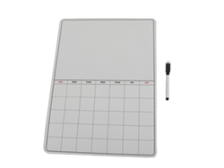 Tablero magnético para nevera, planificador mensual, pizarra magnética para notas 42x30cm | Sin marca