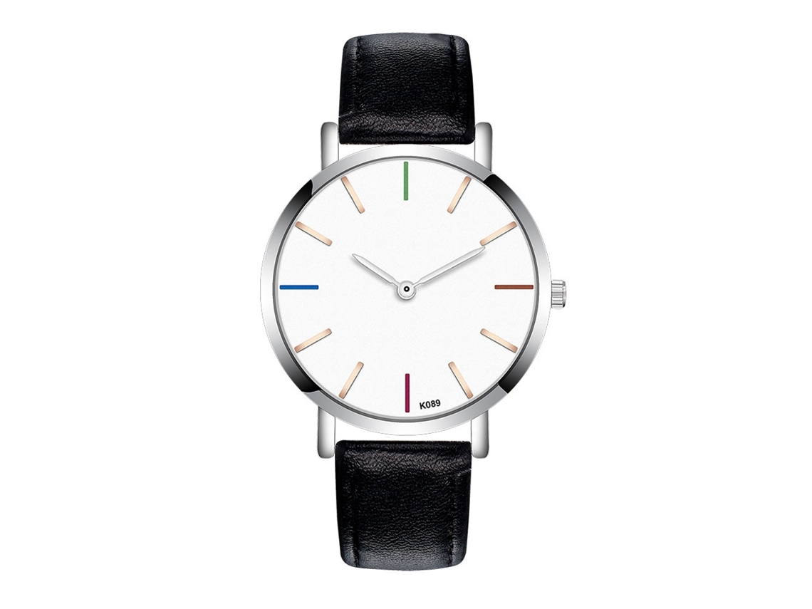 Reloj De Pulsera Analógico Informal Para Mujer, Diseño Sencillo, Con Correa De Pu, Movimiento De Cuarzo (rojo)
