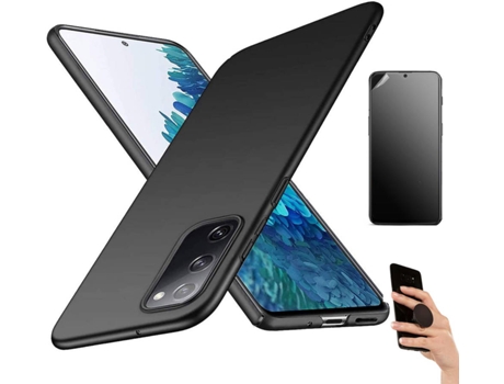 Kit Carcasa Y Protector Xiaomi Note 10S Ultimatte Turtleshell Y Popsocket Negro