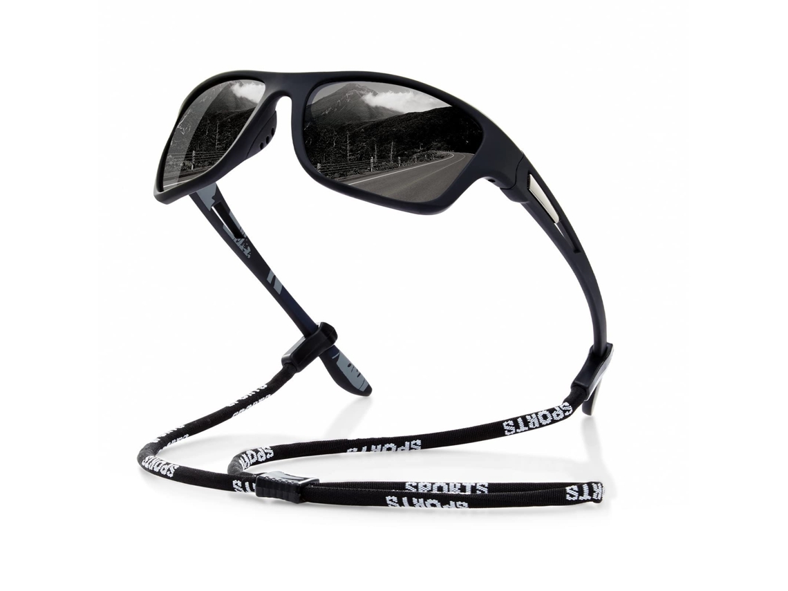 Gafas De Sol Polarizadas Para Ciclismo Para Hombre Protección Uv Gafas De Sol Para Deportes Al Aire Libre (negro) Gertiz