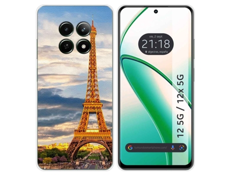 Funda Diseño Paris para Realme 12 5G 12X 5G TUMUNDOSMARTPHONE Silicona Multicolor