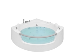 Bañera de hidromasaje BELIANI Mangle de Acrílico Blanco 150x201x57