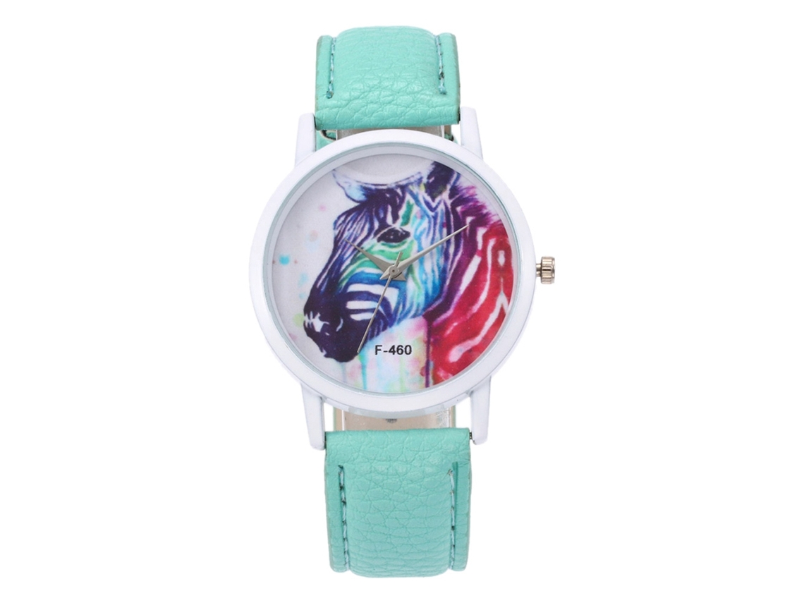 Reloj De Pulsera De Cuarzo Para Mujer Zhoulianfa F-460a, Color Verde, Estilo Moderno Para Estudiantes.